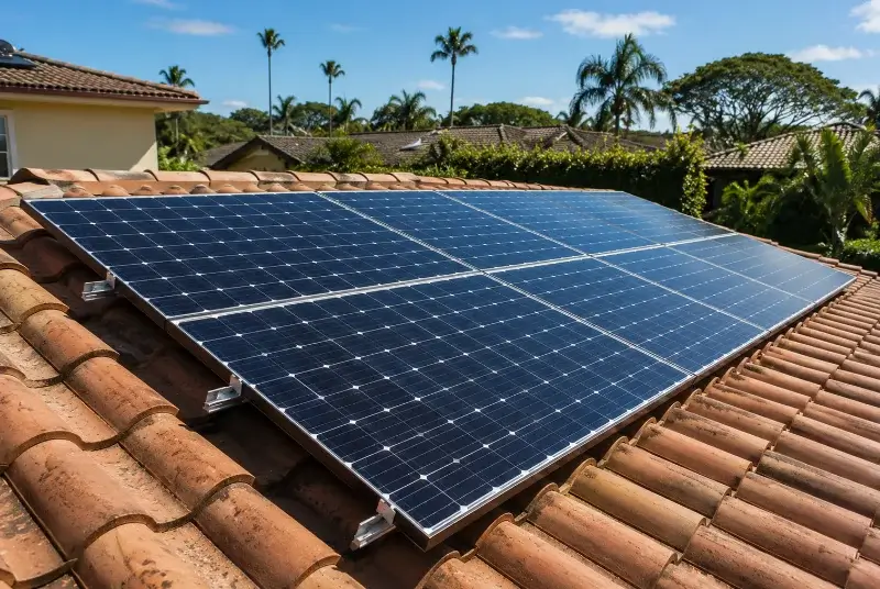 Installation de panneaux solaires à Ottersthal